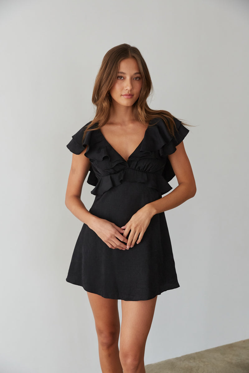 short sleeve mini dress